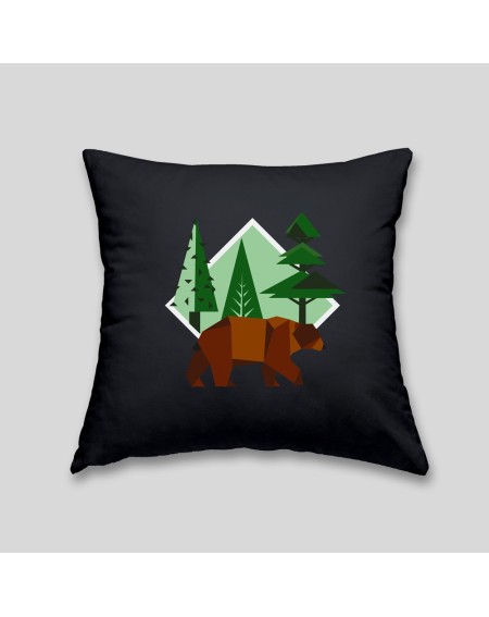 Brown bear cushion