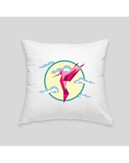 Hummingbird cushion